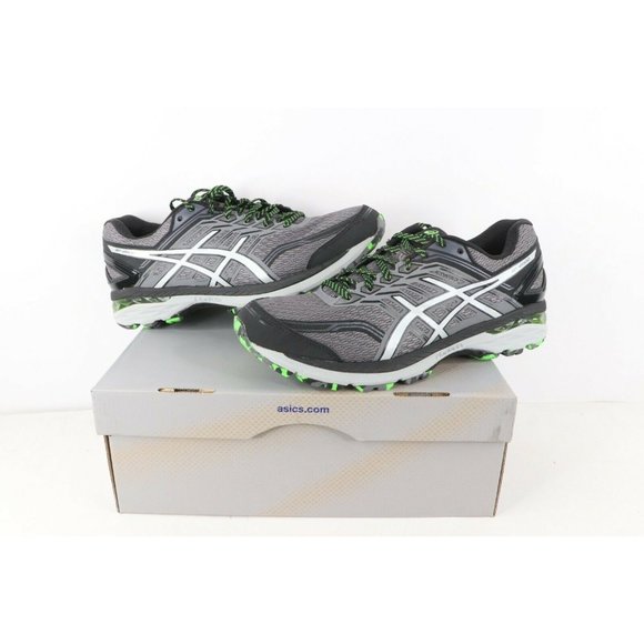 NOS Vintage Asics GT 2000 5 Trail Jogging Running Shoes Sneakers Gray